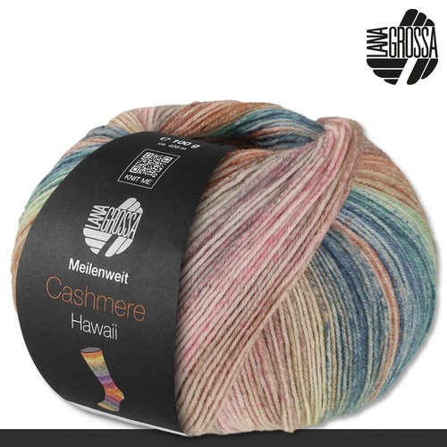 Lana Grossa 100 G Meilenweit 100 Cashmere Hawaii 8 Colori - Foto 12 di 13