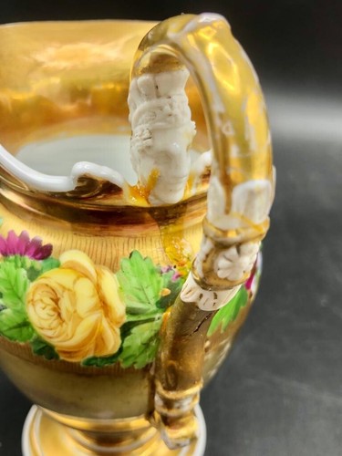 Kaffee Set Anfang 19 jhr. Blumenmalerei mit Gold - Bild 13 von 22