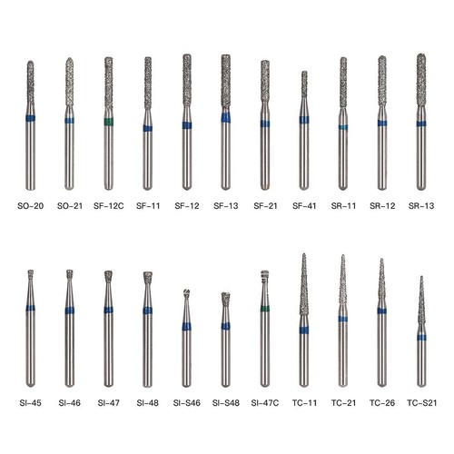 5 pcs Zahnarzt Diamant Bohrer Schleif Fräs Präparation Dental High speed Turbine - Bild 207 von 757