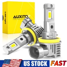 CSP H11 H8 H9 LED Headlight Fog Light Bulbs Kit Super White 6500K High Low Beam