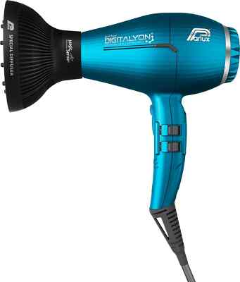 PARLUX  Profi Haartrockner DIGITALYON blau + Softstyler Magic Sense NEU K-1177