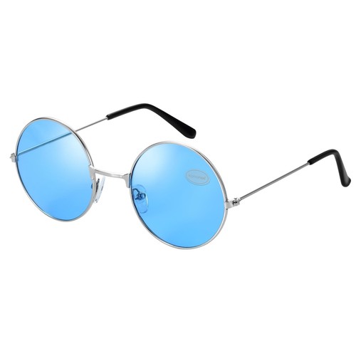 Round Sunglasses Halloween Fancy Dress Costume 60s 70s Elton Lennon - Picture 14 of 15