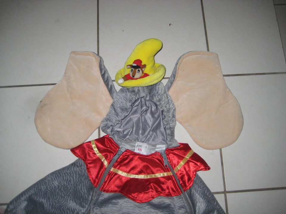 Disfraz Bebé Disney Unisex-Bebé Dumbo Infantil 12 Meses Nuevo Con Etiquetas Foto 2 de 4