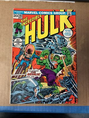  THE INCREDIBLE HULK #163 May 1973 Marvel KEY ISSUE 1st App Gremlin 