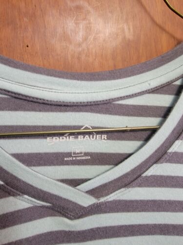 Camiseta informal para mujer Eddie Bauer cuello en V manga larga talla M - Imagen 2 de 5