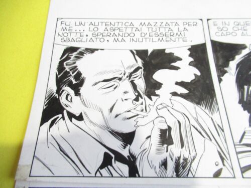 TEX # 299 PAG. 81 FUGA DA ANDERVILLE TAVOLA ORIGINALE TICCI ORIGINAL ART FIRMATA - Bild 2 von 12