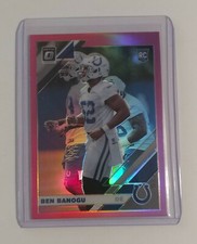 🏈🔥2019 DONRUSS OPTIC #124 BEN BANOGU ROOKIE PINK PRIZM HOLO INDIANAPOLIS COLTS