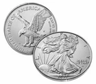 IN Hand - American Eagle 2021 W One Ounce Silver Uncirculated- 21EGN - Lot of 3