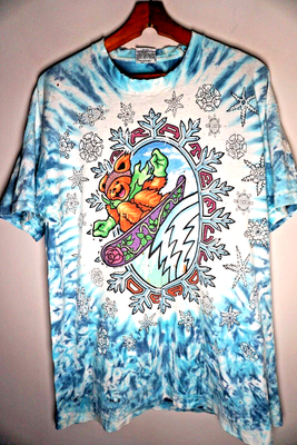 Vintage Grateful Dead All Over Print T Shirt XXL Snowboard Vintage Grateful Dead All Over Print T Shirt XXL Snowboard