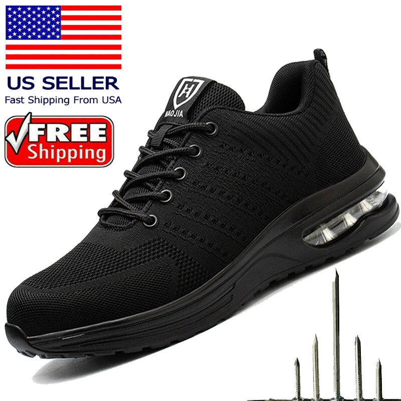 Indestructible Mens Work Shoes Steel Toe Shoes Breathable Sneakers Safety Boots
Opens in a new windo