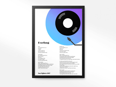 Individueller Vinyl Text Musik Druck, Valentinstag Geschenk, personalisierte Schallplatte Kunst,