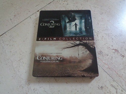 THE CONJURING 1 & 2 DOUBLE FEATURE Blu-Ray *rare* OOP SteelBook Vera Farmiga - Picture 12 of 18