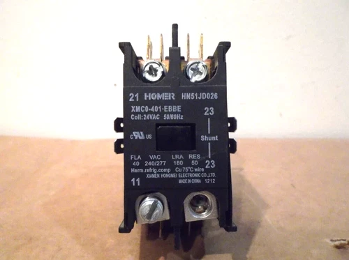 HOMER AC Condenser HN51JD026 Contactor 24VAC 50/60HZ