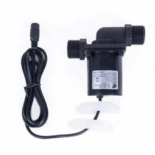 DC 12V/24V Hot Water Circulation Garden Aquarium Water Pump Brushless 800L/H