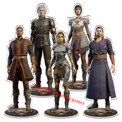 Baldur's Gate 3 Figures Acrylic Stand Model Astarion Gale Shadowheart Decor Gift