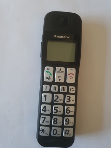 Panasonic KX-TGE110E téléphone sans fil gros bouton avec bloqueur d'appels nuisibles - Photo 3/9