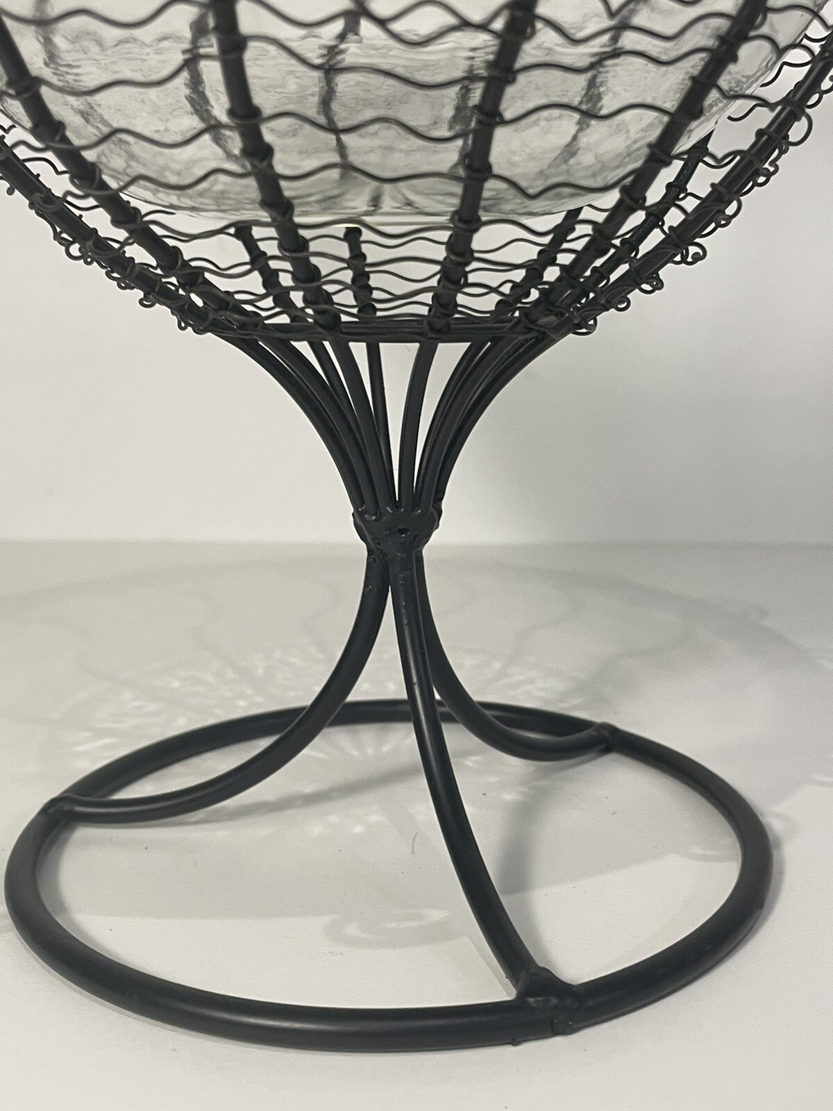 vase verre et metal eBay