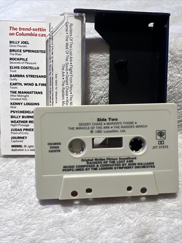 Raiders Of The Lost Ark Soundtrack Cassette Indiana Jones Vintage - Picture 5 of 5