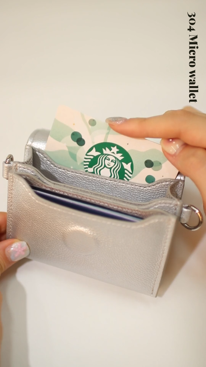 [masmarulez] 304 Micro wallet bag_green 財布 チェーン付き Masmarulez] Korean 304 Micro Wallet Silver | eBay