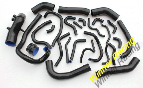 Fit TOYOTA SUPRA MK3 MA70 7M-GE/7M-GTE 3.0 TURBO 86-92 26PCS Silicone Black Hose - Picture 3 of 5