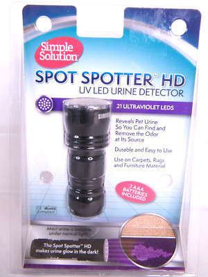 Simple Solution Spot Spotter HD UV Urine Detector - New - Sealed