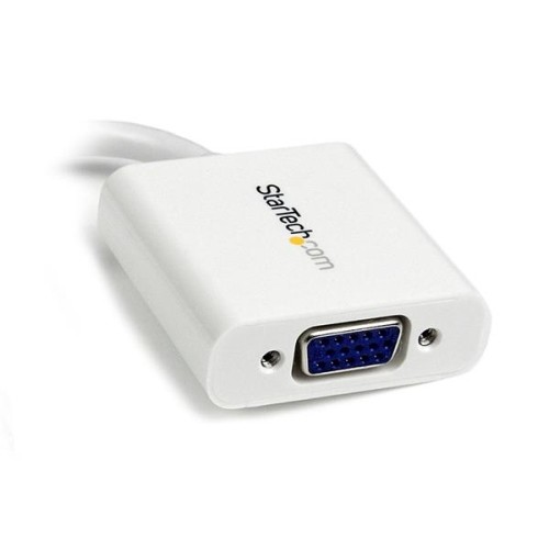 StarTech MDP2VGAW Mini DisplayPort to VGA Video Adapter Converter - White - Picture 2 of 3