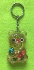 Bear Plastic Keyring Keychain - Used -