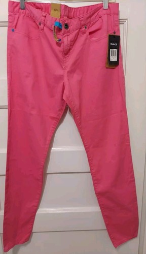 Nwts $59 Hurley 81 Ladies Size 32/13 Peach Skinny Legging Jeans Pants