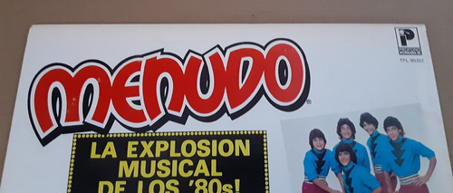 MENUDO vinyl LP lot CON AMOR Tus Exitos Favoritos POSTER 16 Greatest Hits Ricky - Picture 10 of 22