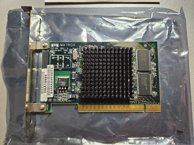 Retro 3d Addon Card MATROX M3D 757-00 POWER VR PCX2  no 3dfx tested working