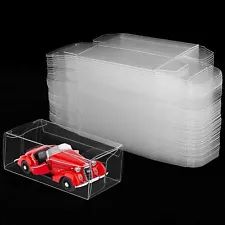 20x Display Case Protectors For Hot Wheels and Matchbox Cars Storage Stackable