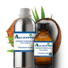 PURE COCONUT ESSENTIAL OIL cocos nucifera NATURAL HERBAL FRAGRANCE AROMA
