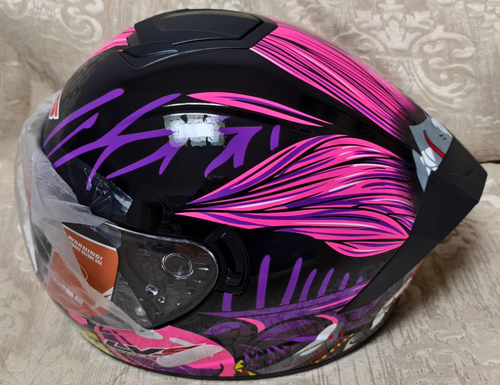 Men Women Motorcycle Helmet Dual Lens Moto Full Face Street Bike - Picture 6 of 11