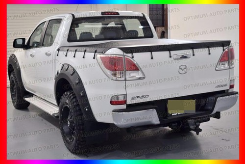 Wrinkle Black Fender Flares Wheel Arch 6pcs For Mazda BT-50 BT50 2012-2018 - Picture 4 of 4
