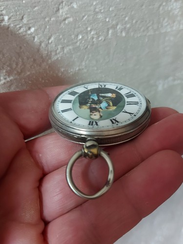 Antique Imperial Russ Silver Plate Award Pocket Watch Tsar Alexander III - Picture 10 of 10