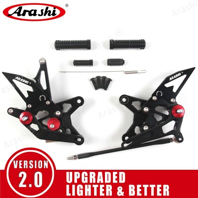 fit Kawasaki Ninja ZX-6R ZX636 2018 2019 2020 Adjustable Footrest