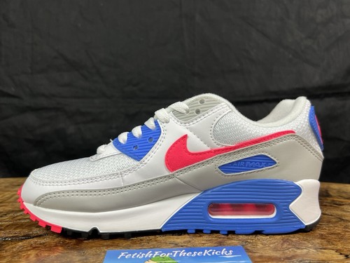 Nike Air Max 90 III Hot Coral Crystal Blue Women’s Size 6 - Picture 7 of 11