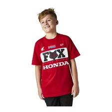 Fox Racing YOUTH Short Sleeve Tee T-Shirt Honda Flame Red YOUTH Small WAS $24.95