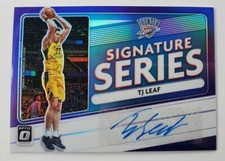 2020-21 Donruss Optic Signature Series TJ Leaf Autograph Purple Holo SS-TJL