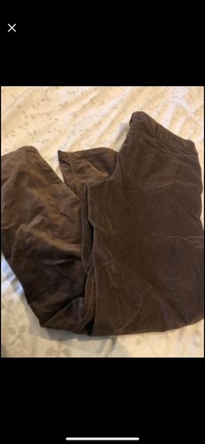 NWT Girls Lands end Brown Velvet Jeans Size 10+ - Picture 8 of 8