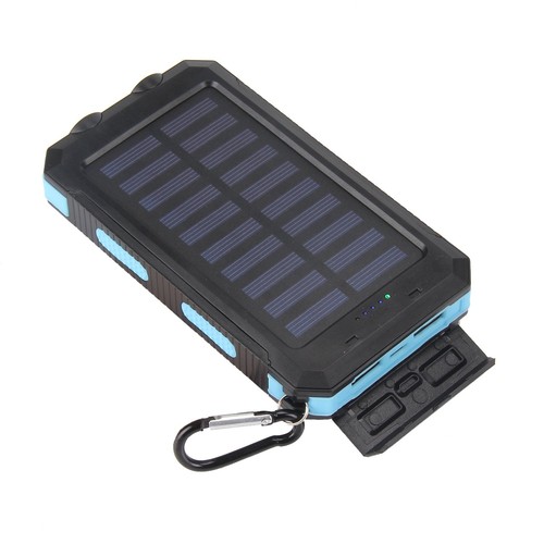 Wasserdicht 30000mAh Solar Power Bank Dual USB Portable Battery Charger Phone - Bild 10 von 13