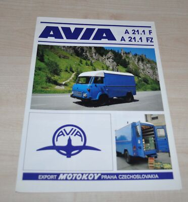 Avia A21 Van Truck Brochure Prospekt Prospectus RU DE ENG CZ SP FR