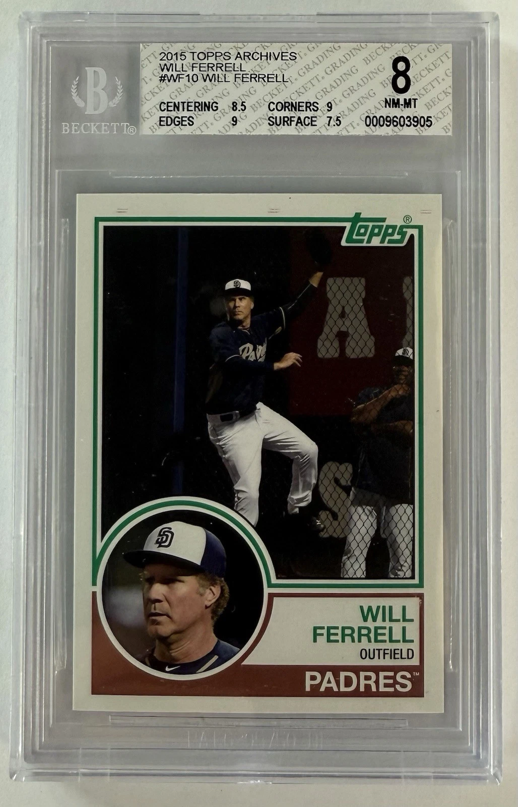 Will Ferrell trading card