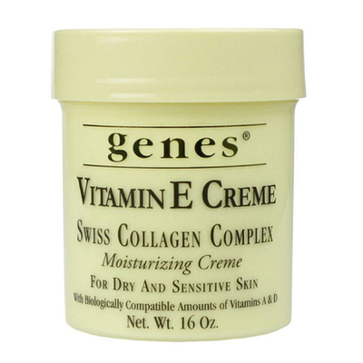 #ad Genes Vitamin E Creme 473ml Swiss Collagen Complex Moisturizing for Dry Skin $43.90