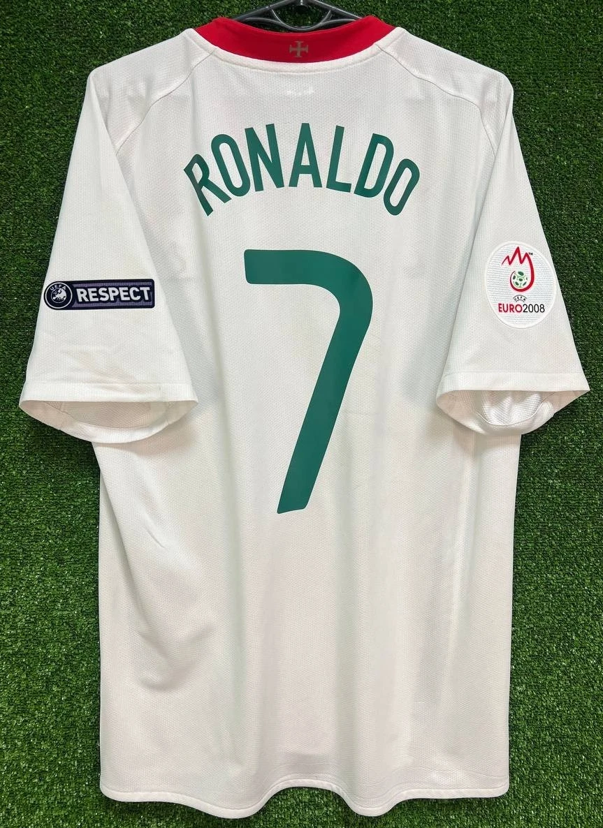 Nike Cristiano Ronaldo White National Team Soccer Fan Apparel