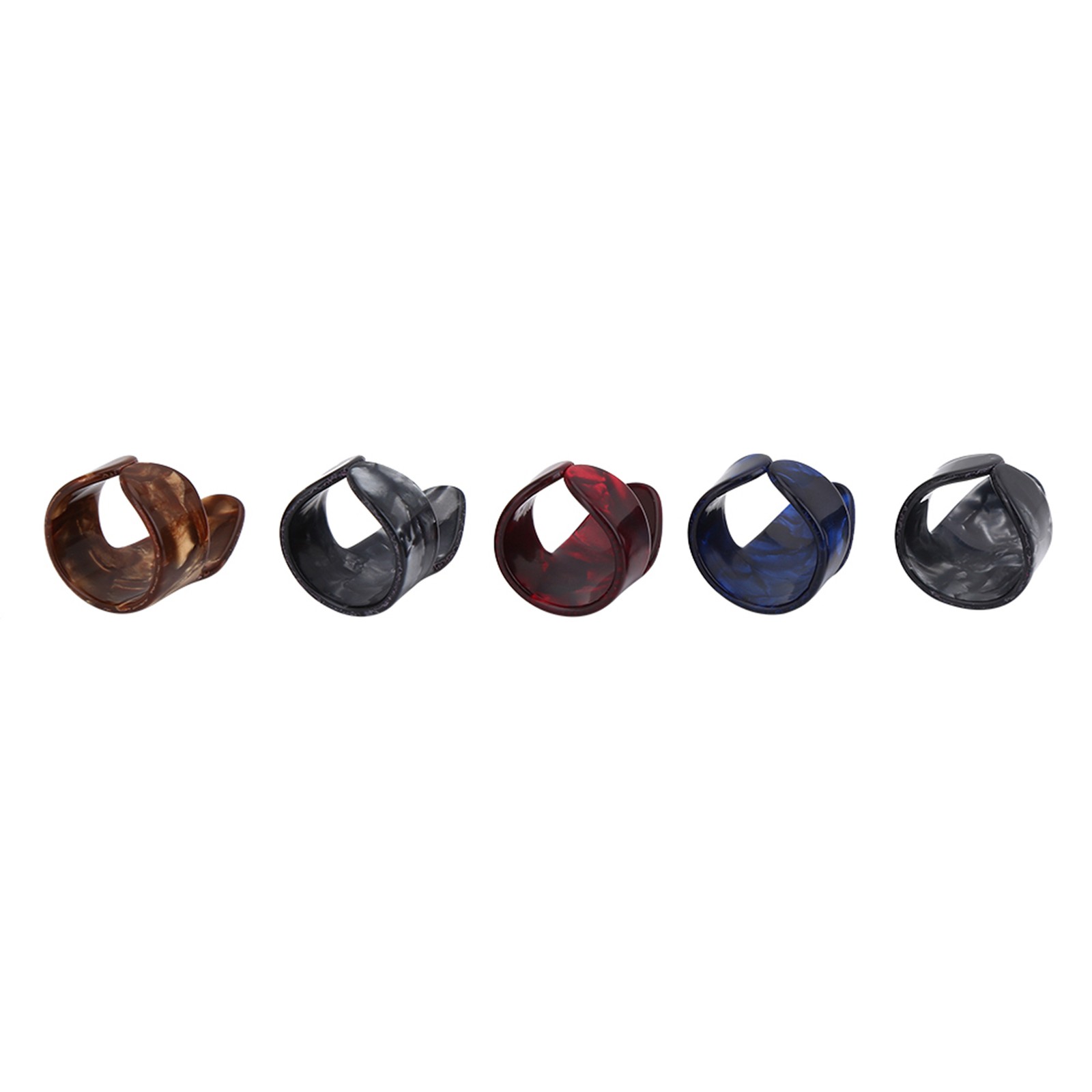 15 Metal Finger Picks Kit For Guitar Bass Ukulele Players