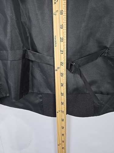 Traje Chaleco Stacy Adams Baron Trio 2 piezas 46 Pantalones W35 Gris Carrera - Sin dobladillo Nuevo con etiquetas - Imagen 5 de 8