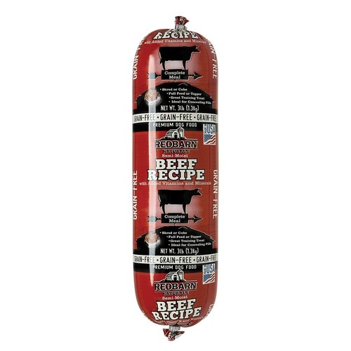 Redbarn Grain Free 3lb Dog Food Roll - Beef -(1-Count)