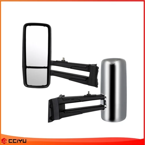 Pair Chrome Mirrors Complete Truck Mirrors For 2013-2019 Kenworth T680 T880