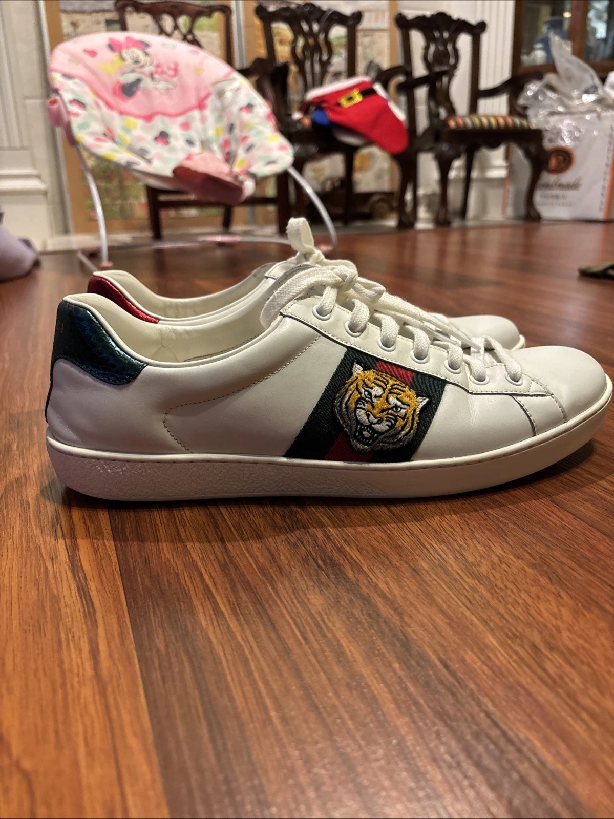 Baskets Gucci Ace Tiger 
